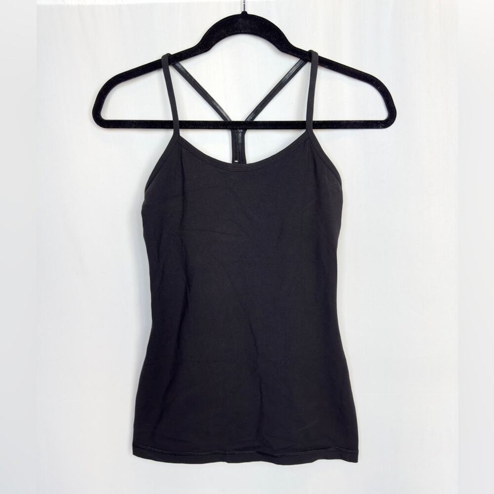 lululemon athletica Black Strappy Tank Top